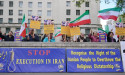  Demonstration outside Downing Street after executions in Iran 
