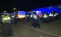  Police condemn ‘totally unacceptable’ violence in riots after fatal crash 