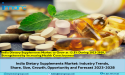 India Dietary Supplements Market 2023-2028 | Analysis by Product Type, Distribution Channel, Application and End-User