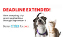  DEADLINE EXTENDED: Mars Petcare's BETTER CITIES FOR PETS™ Program Welcomes City Grant Applications through Sept. 1 