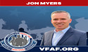 Jon Myers for congress 2024 (VA7) endorsed by national veterans group Veterans for America First