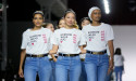  Moschino celebrates 40 years of fashion with spectacular catwalk show 