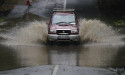  Heavy rainfall causes disruption along south coast of England 