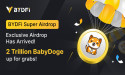 BYDFi Initiates Token Airdrop Surpassing 2 Trillion Tokens Amid Bitcoin's Market Momentum