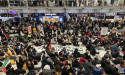  Pro-Palestinian activists stage sit-in at London’s Liverpool Street station 