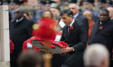 King leads Remembrance Sunday service at Cenotaph