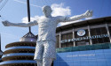  Man City unveil statue of club greats Mike Summerbee, Colin Bell and Francis Lee 