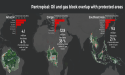 New Maps: Fossil fuel threats remain to protected areas and priority ecosystems, energy transition mining threats loom