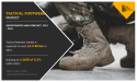  Tactical Footwear Market Demand will reach a value of US$ 2.9 billion by the year 2031 at a CAGR of 6.2% 