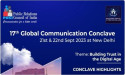 17th Global Communication Conclave to Focus on Building Trust in the Digital Age