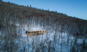 Quinzhee Architecture Reveals the Chez Léon Residence, A Rental Cabin in Charlevoix, Canada