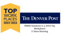 DENVER POST NAMES HRMS SOLUTIONS A WINNER OF THE STATE OF COLORADO TOP WORKPLACES AWARD FOR THE 2ND YEAR IN A ROW