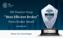  EBC Financial Group Receives “Most Efficient Broker” Award at the FXDailyInfo Forex Brokers Award 2024 