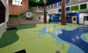 The World at Their Feet: High School's Terrazzo Map Wins Accolades