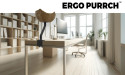 ERGO PURRCH™️ - The Desk-Mounted Cat Bed for Cats and Their Humans