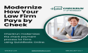 Checkrun Modernizes Check Payments for QuickBooks Online Users at the Association of Legal Administrators Conference
