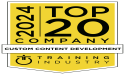Infopro Learning Makes It to the 2024 Training Industry Top 20 Custom Content Development Companies List