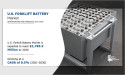 U.S. forklift battery market valued at $810.5M in 2020, projected to reach $1,785.3M by 2030 with 8.5% CAGR