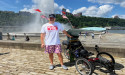 Retirement Planner Stops in Pittsburgh PA on 2,000+ Mile Bike Ride to Support Ponzi Scheme Victims
