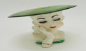 Lady head vases from the outstanding collection of Maddy Gordon will be sold online, July 22, by Strawser Auction Group