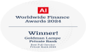  Goldman Lampe Private Bank Honored with Prestigious Award at the Worldwide Finance Awards 2024 