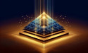 Pyramid Optical Networks for Unidirectional Image Magnification and Demagnification