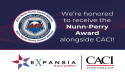  EXPANSIA Receives DoD Nunn-Perry Award for Advanced Agile Software Development in Collaboration with Mentor CACI 