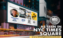 A Beacon of Hope: Terence Ang's 'The Boy and The Man' Sparks Inspiration in Times Square for World Stroke Day