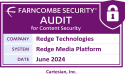 Cartesian Supports Redge Technologies in Aligning Their Redge Media Platform with Best Security Standards