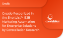 Creatio Recognized in the Constellation ShortList™ B2B Marketing Automation for the Enterprise Solutions