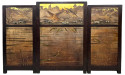 A museum-quality Roycroft three-panel screen will headline MBA Seattle Auction House's December 5th online-only auction