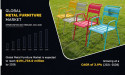 Metal Furniture Market Expanding at a Healthy 3.9% CAGR, To Reach a Value of $191,734.0 Million by 2028
