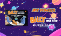 Explore the Cosmos with Billy the Friendly Blue Bird in His Outer Space Adventure