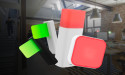 The productivity-focused workspace busy lights: Flag 2, Cube 2, and Switch Pro 2