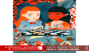 Girls with Chess by Mengyao Guo Wins Iron in A' Graphics, Illustration and Visual Communication Design Award