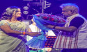  Richika Dadheech Felicitates Piyush Mishra in Hyderabad During His India Tour of Udankhatola 