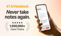 AI Notebook: The AI Productivity Tool Over 1M Professionals Rely On