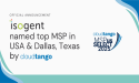 Isogent Named Top 100 USA MSP and Top 20 MSP in Dallas, Texas by CloudTango