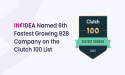INSIDEA Named 6th Fastest Growing B2B Company on the Clutch 100 List
