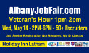 Albany Job Fair offers Veteran's Hour from 1pm-2pm ahead of Public Hours 2p-6p