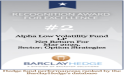 Alpha Wealth Funds' Low Volatility Fund Ranks #2 in BarclayHedge Option Strategies Category for March 2025