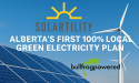 Solartility and Bullfrog Power launch Alberta’s first 100% local green electricity plan