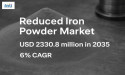  Global Reduced Iron Powder Market to Reach USD 2.33 Billion by 2035 Amid Surging Demand in Food & Pharma Sectors 