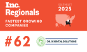 Dr. B Dental Solutions Ranks #62 on Inc. Magazine’s 2025 Fastest-Growing Southeast Companies List