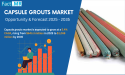 Capsule Grouts Market Set for 5.4% CAGR, Reaching USD 1,088 Million by 2035 | Fact.MR Report