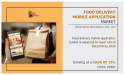 Food Delivery Mobile Application Market Growing at a CAGR of 25% and is estimated to reach $62,836.97 Million by 2030
