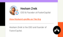 Hesham Zreik Named to Global Entrepreneurship Club’s 'Top 25 Entrepreneurs to Watch in 2025'