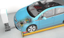 Newly Patented Electric Vehicle Automatic Charging Station: No More Plugging In The Electric Vehicle to Charge 
