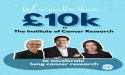 Oncogene Cancer Research Donates £10,425 To Support Groundbreaking Lung Cancer Research At The Institute Of Cancer Research