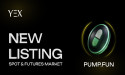 YEX.io Lists Pump.fun (PUMP) Token